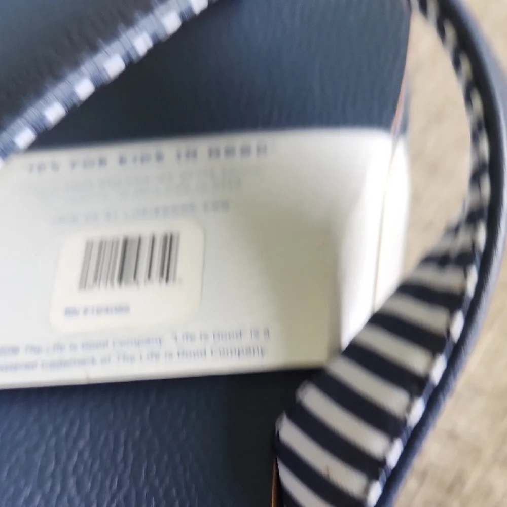 Life Is Good Blue Nautical Flip Flops